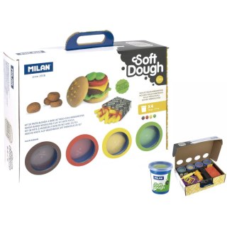 Ciastolina 4 kol. House of burgers 116g Milan (913304hb)