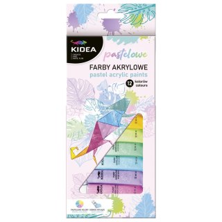 Farba akrylowa kolor: mix 12ml Kidea (FAAP12KA)
