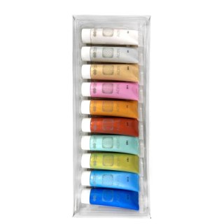 Farba akrylowa metaliczne kolor: mix 12ml Happy Color (HA 7370 0012-M10)