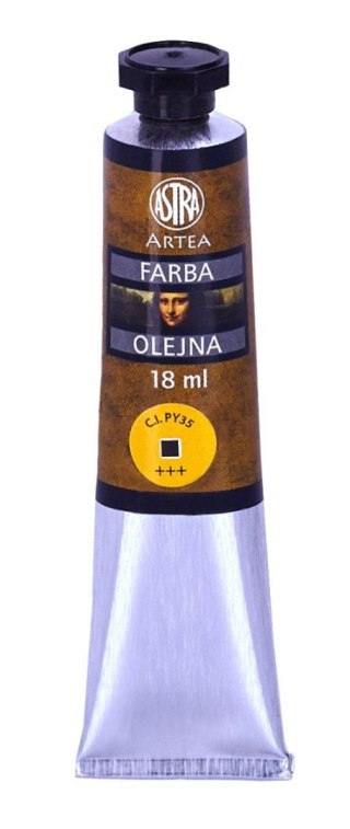 Farba olejna kolor: żółty jasny 18ml 1 kolor. Artea (83410958)