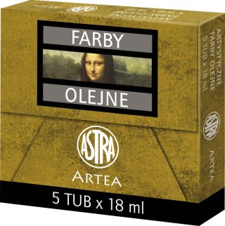 Farba olejna kolor: żółty jasny 18ml 1 kolor. Artea (83410958)