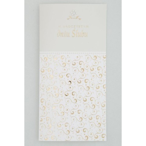 Kartka składana DL ślub dl Pol-mak (DLUX_SL_464)