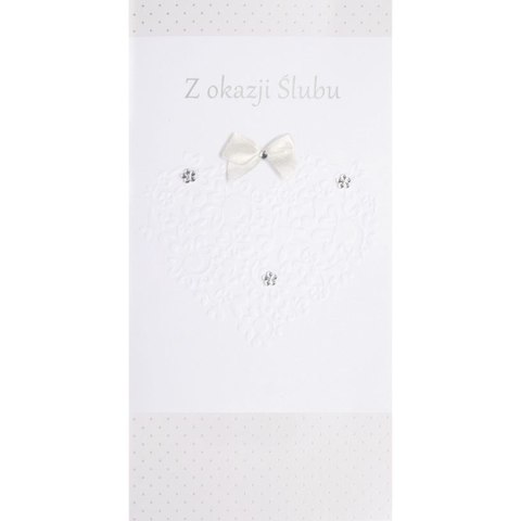 Kartka składana DL ślub dl Pol-mak (DLUX_SL_464)