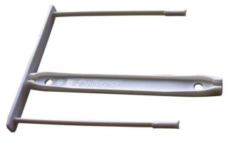 Klipsy do spinania dokumentów plastik 100 szt 85mm Fellowes (00895)