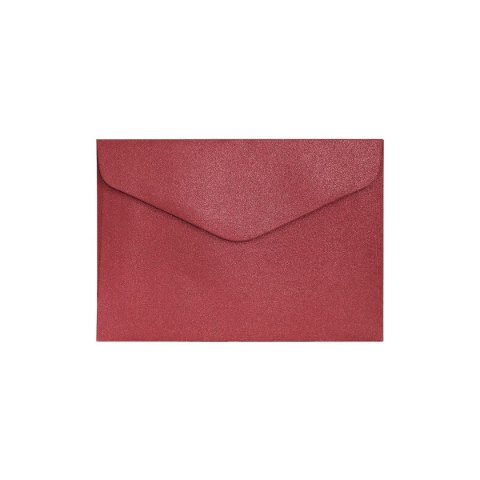 Koperta C6 pearl czerwony k czerwona (280238) 10 sztuk