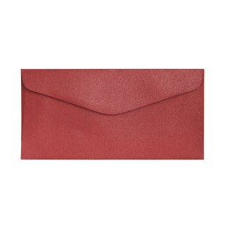 Koperta DL pearl czerwony k czerwona Galeria Papieru (280138) 10 sztuk