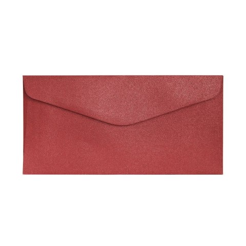 Koperta DL pearl czerwony k czerwona Galeria Papieru (280138) 10 sztuk