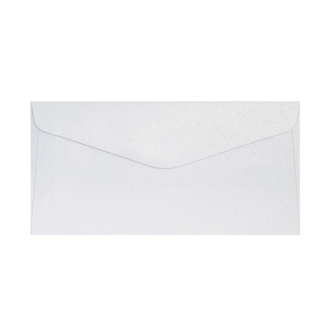 Koperta DL pearl diamentowa biel kk biała Galeria Papieru (280139) 10 sztuk
