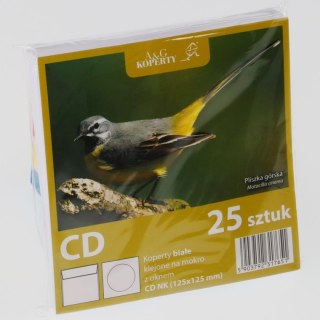 Koperta sk biała [mm:] 125x125 WZ Eurocopert 25 sztuk