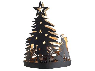 Lampion świąteczny metalowy na baterie Adar (602410)