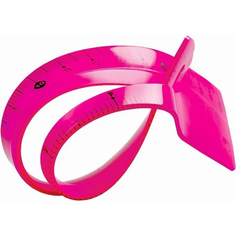 Linijka plastikowa elastyczna 20cm Tetis (BL020-RB)