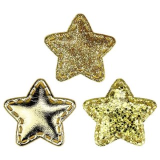 Ozdoba materiałowa Craft-Fun Series Złote gwiazki Titanum (BJ25042703)