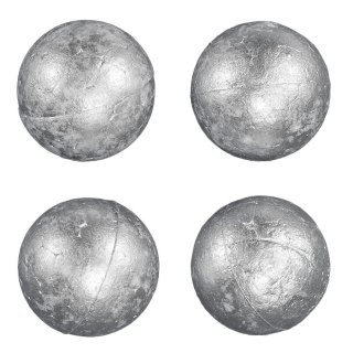 Ozdoba styropianowa Craft-Fun Series Srebrne kulki styropianowe Titanum