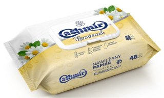 Papier toaletowy nawilżany rumianek A48 kolor: biały 48 szt Cashmir
