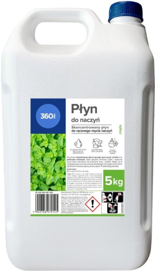 Płyn do naczyń premium mięta 5000ml 360 Pro