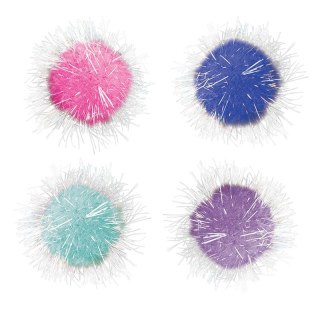 Pompony Craft-Fun Series Brokatowane mix 6 szt Titanum (20TH1020-19)