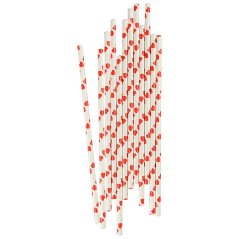 Słomka serduszka 12 szt Arpex (KS8009F)