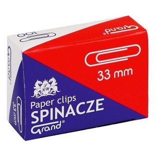 Spinacze okrągły 33mm 100 szt Grand