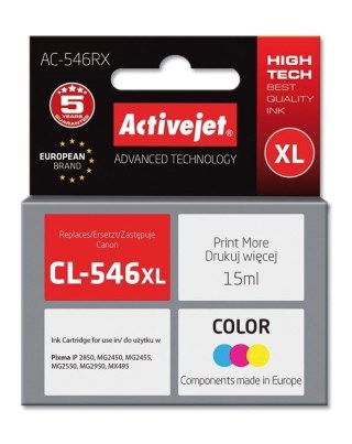 Tusz (cartridge) alternatywny Canon PG-546XL mix 15ml Activejet (EXPACJACA0140)