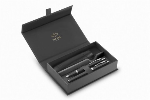 Zestaw ekskluzywny IM długopis + pióro CT BLACK Parker (2214457)