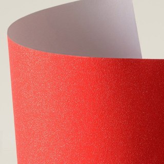 Etykieta samoprzylepna A4 brokatowy czerwony Galeria Papieru (254013)