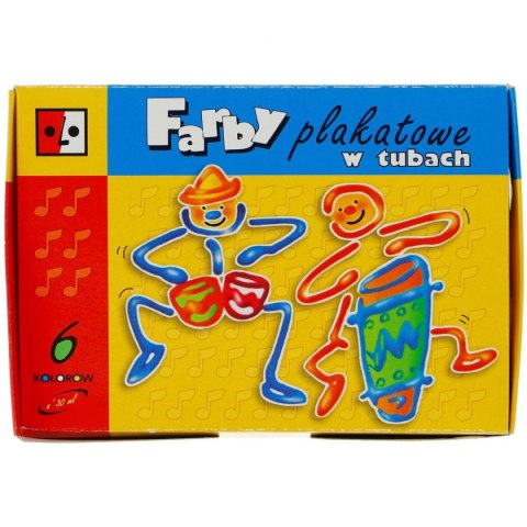 Farby plakatowe kolor: zielony jasny 30ml 1 kolor. Spółdzielnia JEDNOŚĆ