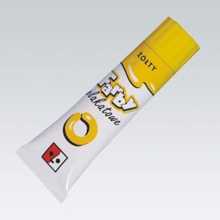 Farby plakatowe kolor: żółty 30ml 1 kolor. Spółdzielnia JEDNOŚĆ