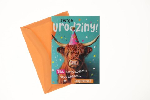 Kartka składana B6 Pan Dragon (B6 HOLO)