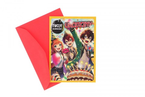 Kartka składana B6 Pan Dragon (B6 HOLO)