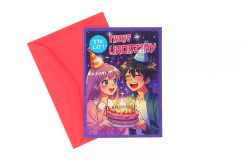 Kartka składana B6 Pan Dragon (B6 HOLO)