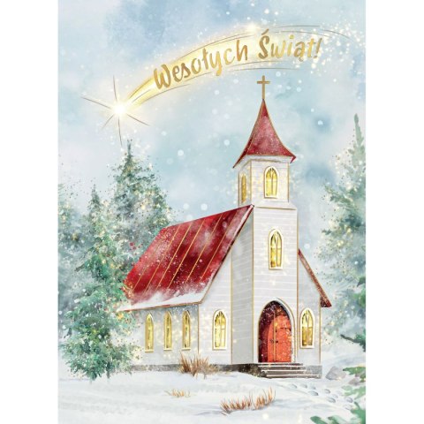 Kartka składana B6 BN KOSCIÓŁ Z GWIAZDA Henry (5905701483471)