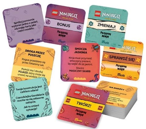 Karty LEGO® NINJAGO® Recreate. Karty Wyzwań. Przygody ninja Ameet (ACP 6701) 32 sztuk