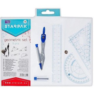 Komplet geometryczny 5 el. Starpak (262681)