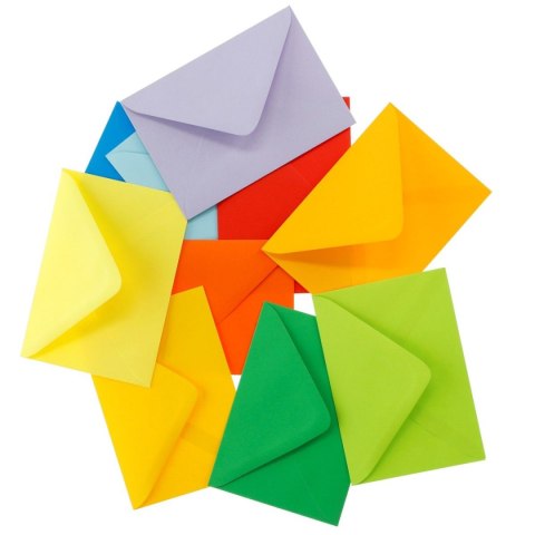 Koperta C6 bez papieru mix [mm:] 162x116 Logos 100 sztuk