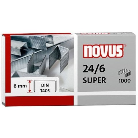 Zszywki Novus 24/6 Super