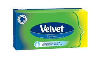 Chusteczki higieniczne balsam 70 szt Velvet