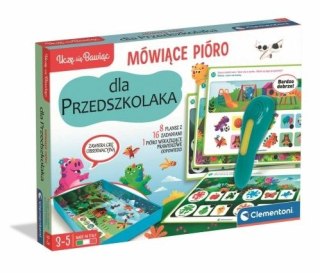 Gra edukacyjna Mówiące pióro przedszkolaka, 500 pytań Clementoni (50390)