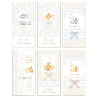 Kartka składana DL laurka dl exclusive brokat chrzest (5902221807954)