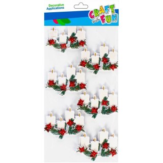 Naklejka (nalepka) Świece 3D Craft with Fun (501765)