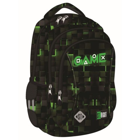 Plecak GREEN GAME 3-KOMORY St.Right (BP-77)