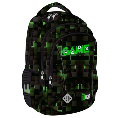 Plecak GREEN GAME 3-KOMORY St.Right (BP-77)
