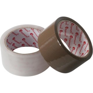 Taśma pakowa 48x50 [mm x yd] brązowa Titanum