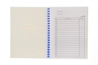 Teczka do akt osobowych A4 ABCDE niezadrukowana niebieski karton Warta (1824-339-093)