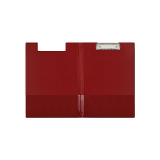 Teczka z klipem A4 bordowy Biurfol
