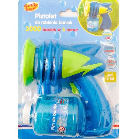 Bańki mydlane pistolet + płyn światło/dźwięk Anek (SP83781)