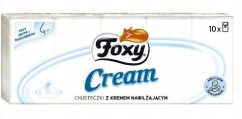 Chusteczki higieniczne CREAM 10 szt Foxy