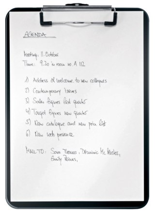 Deska z klipem (podkład do pisania) A4 WOW czarna Leitz (39710095)