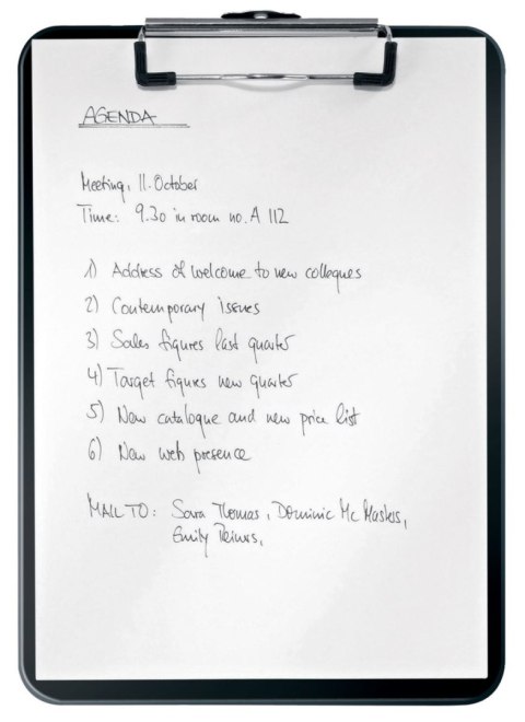 Deska z klipem (podkład do pisania) A4 WOW czarna Leitz (39710095)