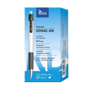 Długopis A6 zielony 59032421033315 wkład niebieski 0,7mm Tetis (KD940-NB)