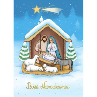 Kartka składana B6 BN SZOPKA BETLEJEMSKA Henry (5905701480401)